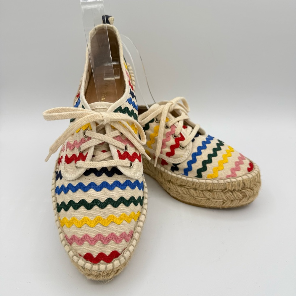 Loeffler Randall Alfie Espadrille Sneakers 38 Rainbow